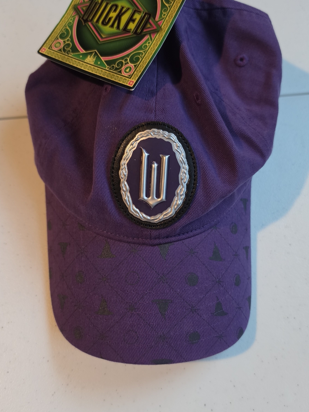Wicked Purple Embellished Baseball Cap - Women's Accessory